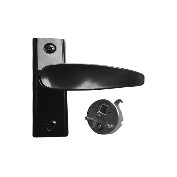 Premier Lock Commercial Storefront Lever Handle With Cam Plug - Right - Duranodic Finish ALH04